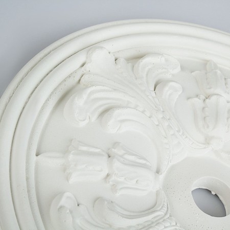 Gypsum figure ornament: socket, 25 x 25 x 2 cm-2