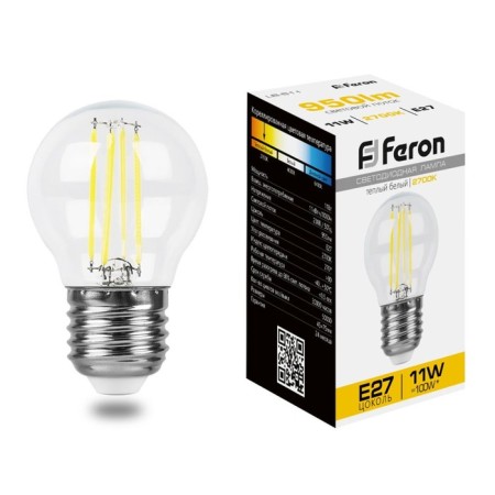 LED LED Feron, E27, 11 W, 230 V, white warm light