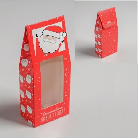 Folding box "Happy New Year", 6 x 14.5 x 3.5 cm, New Year-3