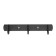 Cappio CVT002 hanger, metallic, three -rose, black color