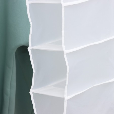 Steit Coffee Cofr, 5 departments, 70 × 15 × 15 cm, white color-3