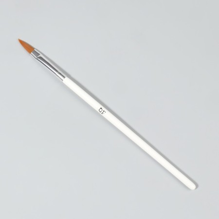 A brush for building and design of nails, a petal, 19.5 cm, D - 5 × 18 mm, in a plastic case, white color-2