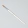 A brush for building and design of nails, a petal, 19.5 cm, D - 5 × 18 mm, in a plastic case, white color
