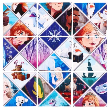 Solitaire game for girls "magic", cold heart-1