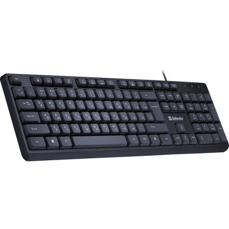 The keyboard Defender Daily HB-162, wired, membrane, 104 keys, USB, black-1