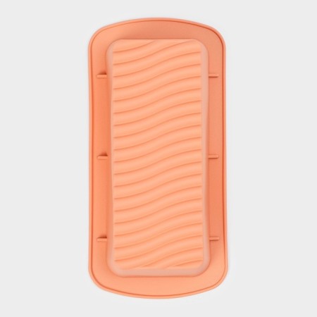 Baking shape of the share "Bread. Stripes ”, silicone, 27.5 × 13.5 × 7 cm (internal 23.5 × 10), peach color-2