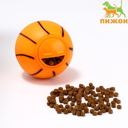 Toy-chart for goodies "Basketball", 8 cm, orange