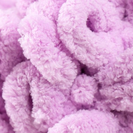 Yarn "Puffy" 100 % micropoliester 9m/100g (27 pink lilacs)-2