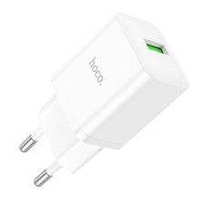 The N26, 1 USB, 18 W, Qc, White Network Charger, White