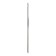 A hook with a guide area, aluminum, 3.5 mm/14 cm