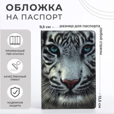 Passport cover, gray color