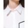 Blouse for girls, height 122 cm, white color