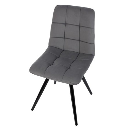 Dining stool Polini Home Berlin SM, gray-black color