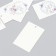 Cardboard "New Year's branches" set 10 pcs (5 types) 4x6 cm
