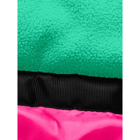 Ski costume for a girl, height 146 cm, green color-10