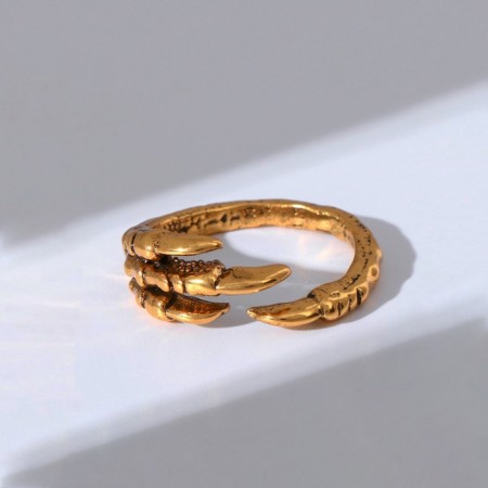 Ring "ring" claws, color black gold, dimensionless-2