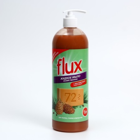 Commercial liquid soap with cedar oil, 1000 ml, Flux-1