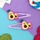 Invisibility for hair "Abel" (set 2 pcs) avocado, 5 cm, lilac