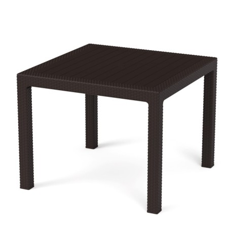 Rajang -Plus table 94x94x74 cm, D holes for the umbrella - 39.5 mm, mokko-1