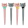 Gel-ghost handle, blue rod, soft case, cat with a bow of a mix