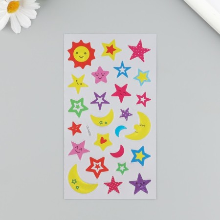 Stick Plastic "Night Sky" mix 9.5x17.5 cm-1