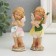 Souvenir Polystone "Angel -musician - Flowers game" MIX 3.5x4.5x9 cm