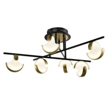 LED LED GerHort G91051/6BK+GD, 6xLED, 35x80x80 cm, gold color