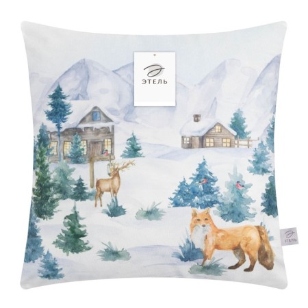 Case on the pillow Ethel "Winter", 40*40 cm, 100 p/e, velor-5