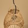 Ceiling Lamp from Rotan "AGUS" 1x120W, E27, 23x23x30 cm
