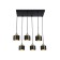 Lamp in the style of Ambrella Light, Traditional, TR8126, 6HE27, black color, brass