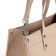 Women's bag with zipper, Textura, average size, beige color
