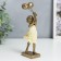 Polystone souvenir "Baby with balloons, yellow dress" 17x5x9 cm