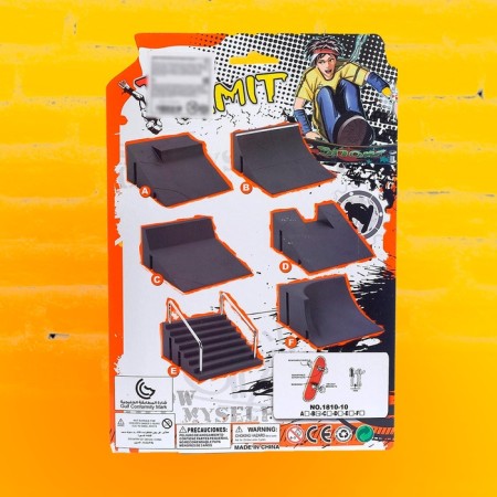 Finger skateboard with ramp "Skate Park", mix-7