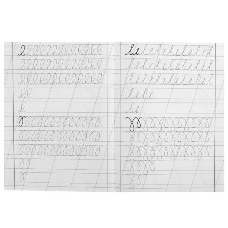 A notebook for a kindergarten with prescriptions "write with an inclination"-3
