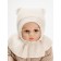 Hat helmet Children's Amarobaby Pure Love Helmet, lining, size 42-44 cm, milk color