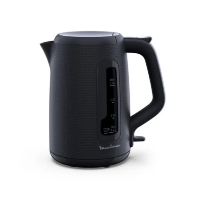 Electric kettle Moulinex by2m0810, plastic, 1.7 l, 2400 watts, scrap filter, black