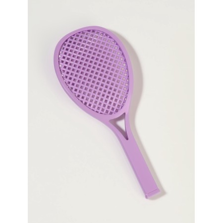 Comb massage oval for drying hair 24*10cm violet suspension QF-4