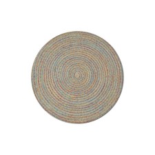 Eco -river jute round, size 60x60 cm, multi -color color