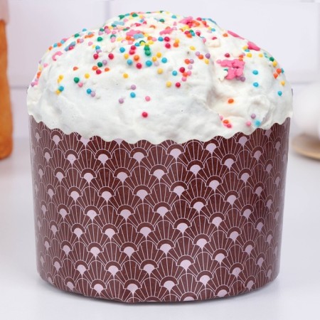 Paper form for Easter cake "Art" 134 x 100 mm, (packaging 1400 pcs)