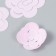 The workpiece of Foamiran "Flower Curly" 10x9.5 cm set 5 pcs. light pink