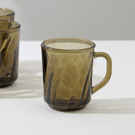 Alta Marea table set, 30 items, glass, haze-10