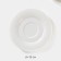 Tea steam porcelain Magistro Argos, 2 items: a 220 ml cup, a saucer d = 15 cm, white color