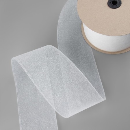 Curtain tape is a hearth, glue one -sided, 10 cm, 50 ± 1 m, white color-3