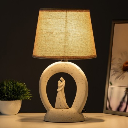 E14 40w 40w beige 20x20x34cm RISALUX desktop-1