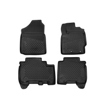 3D mats in a salon for Toyota Ractis (II) 2010-2016, 2WD, p.R. hatchback, 4 pcs.