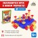 Board game "Four in a row", 2 players, 5+