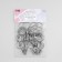Ring for the cornice, with a clamp, d = 30/33 mm, 20 pcs, silver color