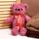 Soft toy "Mishutka with a bow", color mix