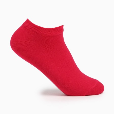 Noski short neon, fuchsia color, size 25-27 (40-42)