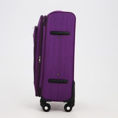 Small 24 suitcase "on lightning, code castle, with extension, purple color-2